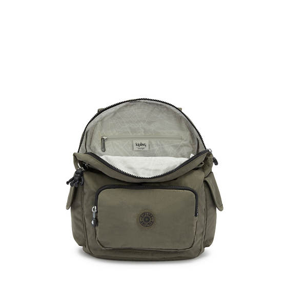 Kipling City Pack Small Hátizsák Zöld | HU 1508BE